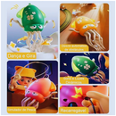 Polvo Dançante Mágico, Polvo Dançarino, Brinquedo Dançarino, Lula Dançarina na cor Rosa