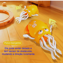 Polvo Dançante Mágico, Polvo Dançarino, Brinquedo Dançarino, Lula Dançarina na cor Rosa