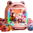 Mini Máquina De Pegar Ursinhos Branca, Máquina De Pegar Bichinhos De Pelúcia, Máquina De Garra Infantil, Mini Máquina De Pegar Pelúcia Com Luzes, Máquina De Pegar Ursinhos De Brinquedo