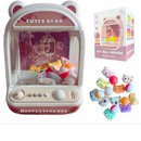 Mini Máquina De Pegar Ursinhos Branca, Máquina De Pegar Bichinhos De Pelúcia, Máquina De Garra Infantil, Mini Máquina De Pegar Pelúcia Com Luzes, Máquina De Pegar Ursinhos De Brinquedo