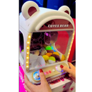 Mini Máquina De Pegar Ursinhos Branca, Máquina De Pegar Bichinhos De Pelúcia, Máquina De Garra Infantil, Mini Máquina De Pegar Pelúcia Com Luzes, Máquina De Pegar Ursinhos De Brinquedo