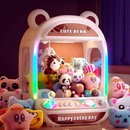 Mini Máquina De Pegar Ursinhos Branca, Máquina De Pegar Bichinhos De Pelúcia, Máquina De Garra Infantil, Mini Máquina De Pegar Pelúcia Com Luzes, Máquina De Pegar Ursinhos De Brinquedo