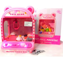 Mini Máquina De Pegar Ursinhos Rosa, Máquina De Pegar Bichinhos De Pelúcia, Máquina De Garra Infantil, Mini Máquina De Pegar Pelúcia Com Luzes, Máquina De Pegar Ursinhos De Brinquedo
