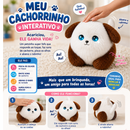 Cachorro Pelúcia Interativo Sensorial Sons Realistas Pisca Olhos e Abana o Rabo