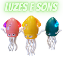 Polvo Dançante Mágico, Polvo Dançarino, Brinquedo Dançarino, Lula Dançarina na cor Rosa