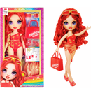 Rainbow High Ruby Anderson Fashion Doll Maiô Vermelho Mga