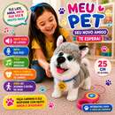 Cachorro Brinquedo Pet Interativo Anda Late Lambe Imita A Voz e Toca Músicas